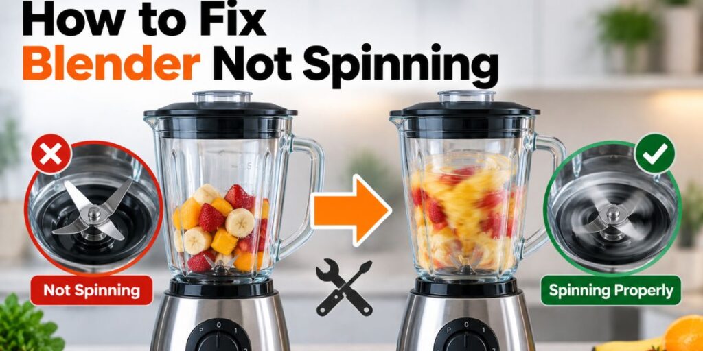 How to Fix Blender Not Spinning