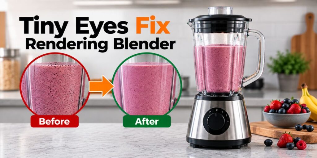 Tiny Eyes Fix Rendering Blender: A Complete Guide to Fixing Small Eyes in Your Blender Renders