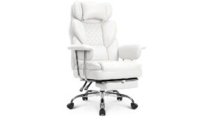 10 Best White Leather Office Chairs for Your Workspace