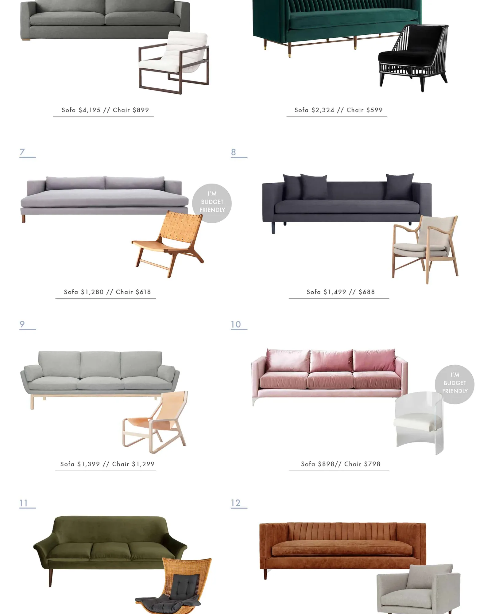 A well-spaced living room arrangement avoiding common design mistakes with furniture.